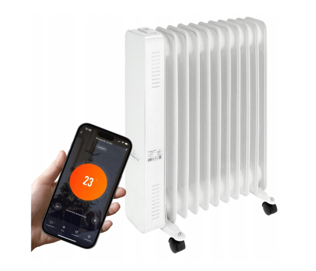 Mission Air Grzejnik olejowy OSLO 2500W White WiFi - 1590313 - zdjęcie 4
